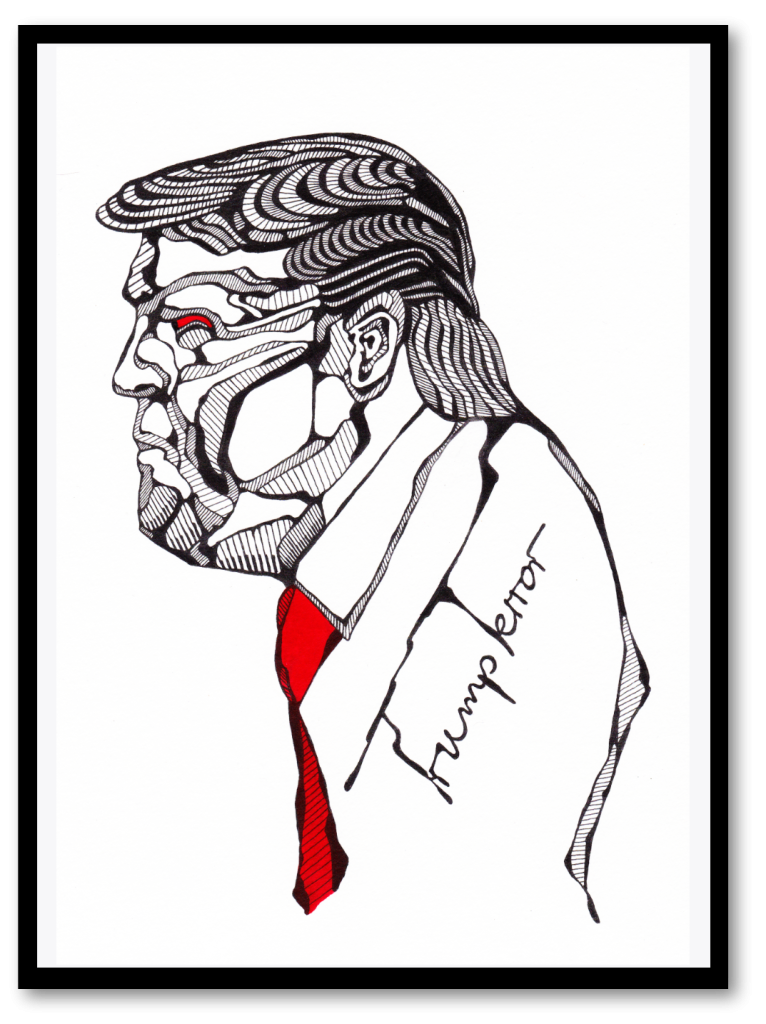 Eine Trump Illustration