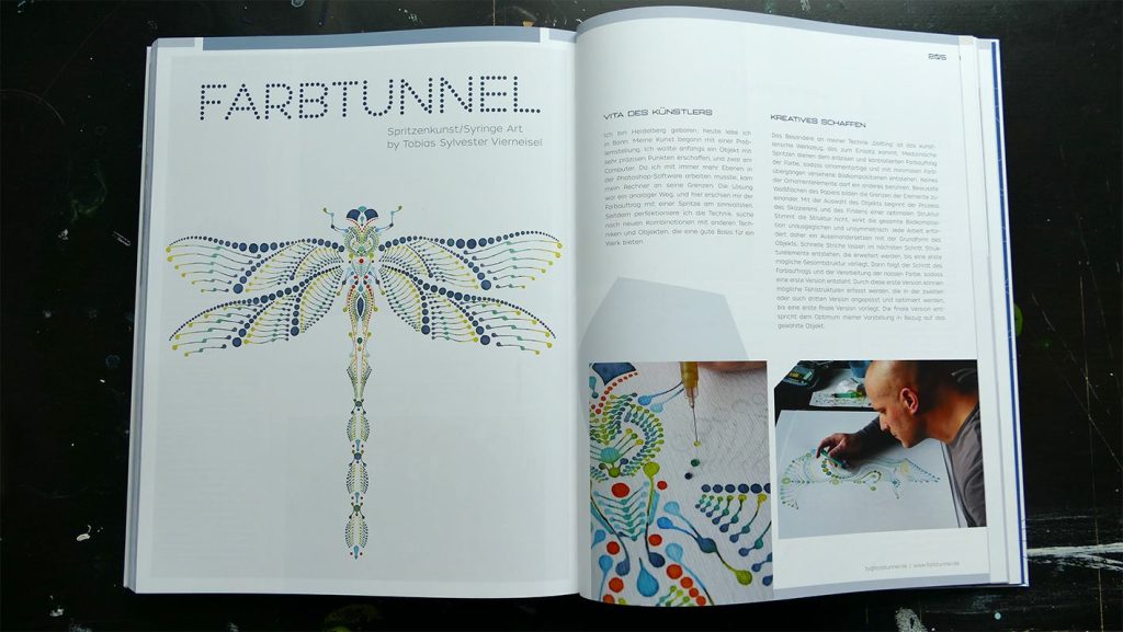 Beitrag über Dotting Art im Buch Creative Extremes